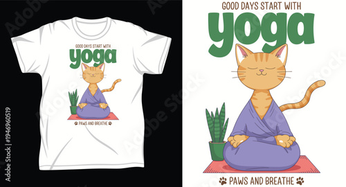 Cat Graphic vector art t-shirt design print