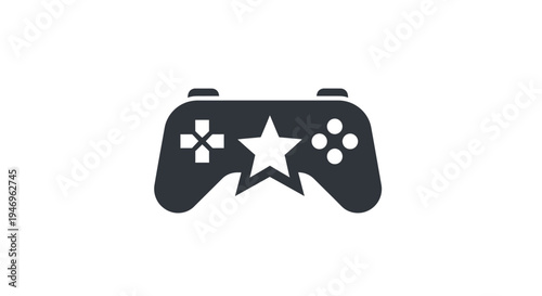 Black Video Game Controller Console.