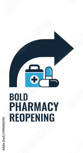 Pharmacy's Resurgence: An Illustration Highlighting Health, Medicine, And Service Continuity.