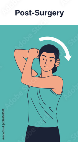 Post Surgical Rehabilitation Illustrated: Neck Mobility Exercises for Enhanced Recovery and Healing