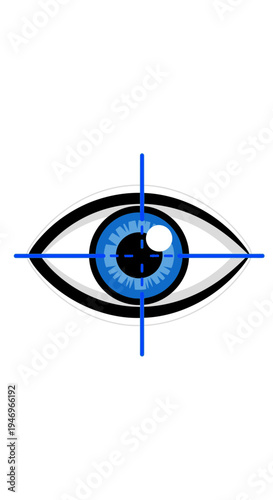 Precise Eye Focus: An Illustration of Observation, Accuracy, and Concentrated Attention on Details