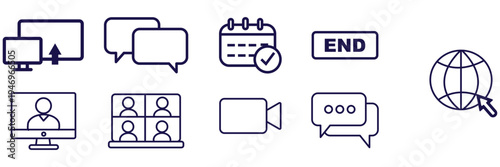 Diverse group of people sitting around a round table in a meeting room Vector