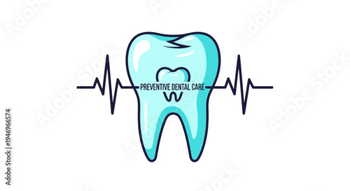 Preventive Dental Care Concept: Healthy Teeth, Strong Gums and Continuous Healthcare