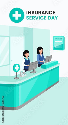 Professional Insurance Agents Providing Exceptional Service on Insurance Service Day