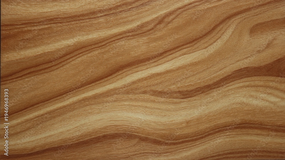 Obraz premium Elegant wooden texture with natural curves. AI generated