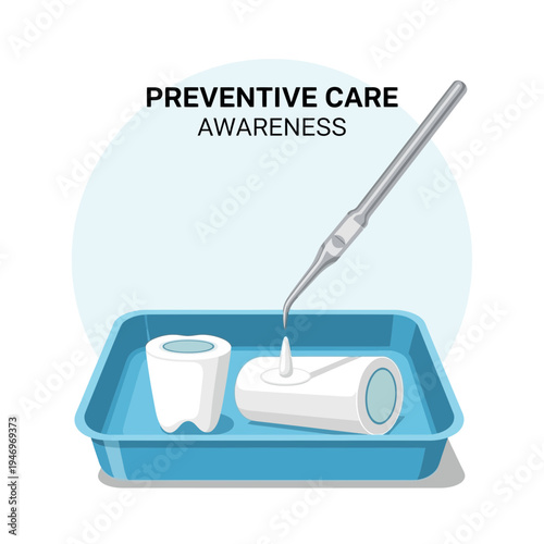 Promoting Dental Wellness and Preventive Healthcare Through Illustrated Medical Concepts