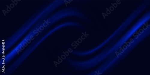 Abstract vector background luxury blue cloth or liquid wave or wavy folds of grunge silk texture satin velvet material, luxurious background or elegant wallpaper