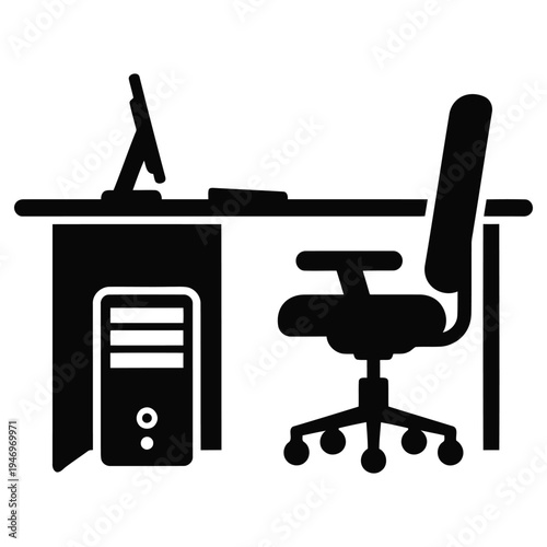 Office Workstation Icon