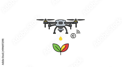 Drone Flying Over Colorful Leaves.