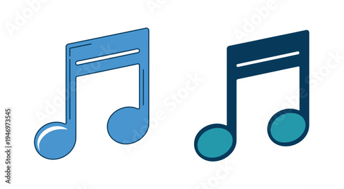 Music Notes Vector Illustration for Musical Notation and Composition Design