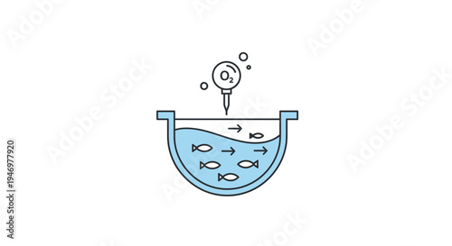 Fish in a bowl with light.