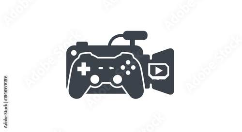 Game Controller Recording Video Content.