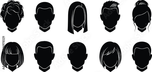 Set of brown wooden fence icons and rustic garden gate illustrations isolated on white background for backyard landscaping, farm boundaries, and home exterior design