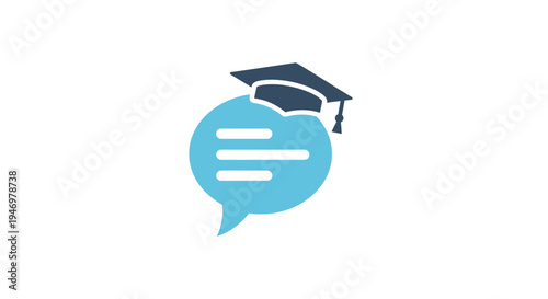 Graduation Academic Education Icon Design.
