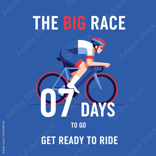 Iconic Cycling Competition Announcement Preparing Participants For The Upcoming Event