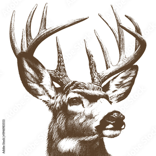 Mule deer vector