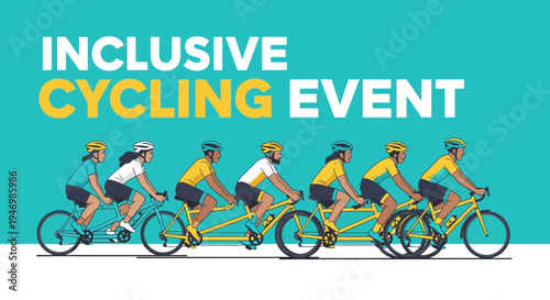 Inclusive Tandem Cycling Event Promoting Community, Fun, and Adaptive Sports