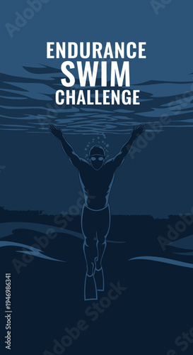 Inspiring Endurance Swim Challenge Promoting Physical Fitness and Aquatic Endeavors