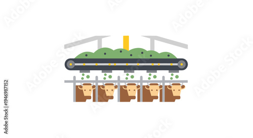 Industrial robotic factory automation equipment.