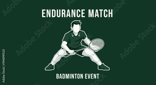 Intense Badminton Match Displaying Player Endurance and Athleticism