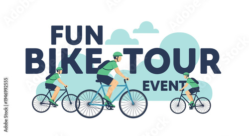 Joyful Bike Tour Event with Cyclists: A Summer Activity for Groups and Fun Trips