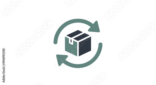 Recycling cardboard box eco friendly.