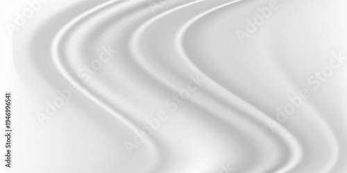 Silver foil background with metal mirror texture. Chrome gradient surface with light gloss simple abstract