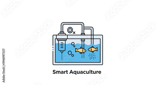 Smart Aquaculture Fish Tank System Technology.