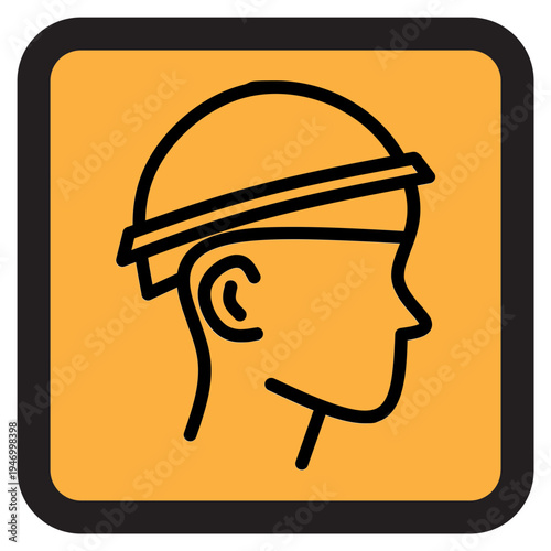 Construction Worker Safety Icon