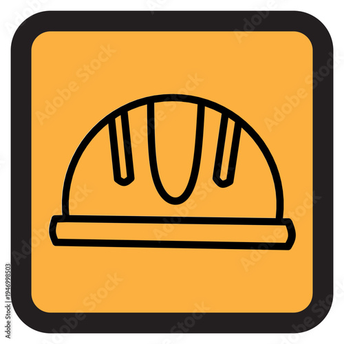 Construction Worker Safety Icon