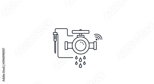 Smart Water Meter with WiFi Signal.