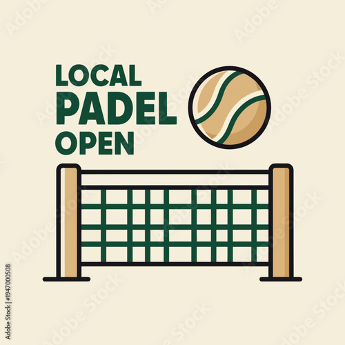 Local Padel Open Event Sports Tournament Recreation