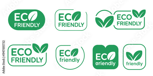 Sustainable Food Icons – Eco and Organic Label Vectors