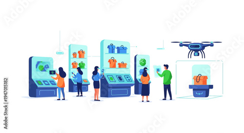 Futuristic Smart Store: Augmented Reality Shopping Experience with Drone Delivery