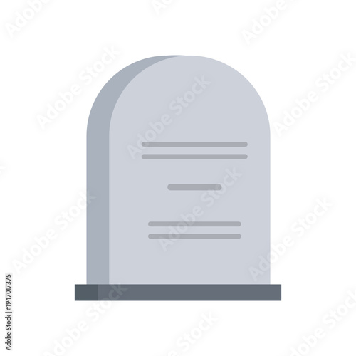 Tombstone vector illustration on a white background