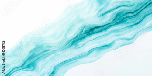 Vector Aquatic Whisper ethereal aquatic swirls, cyan hue, undulating forms, evoking ocean depths and dynamic motion  aesthetic. 