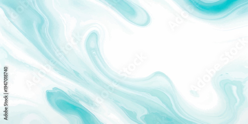 Vector Ethereal Teal Marble Swirls flowing, mesmerizing marble texture, fluid motion evoking sophistication, serenity and aesthetic appeal, perfect for graphic resources, design, and background.