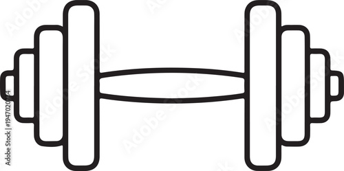 Minimal dumbbell fitness exercise weightlifting