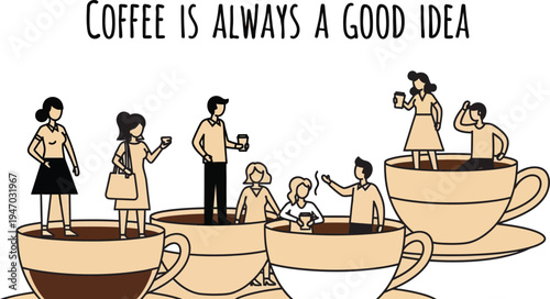 Three figures standing behind vertical striped barriers in a public event setting.