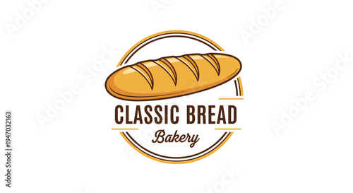 Classic bread bakery logo design.