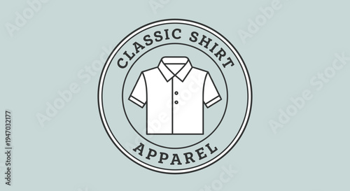 Classic short sleeve collared shirt.