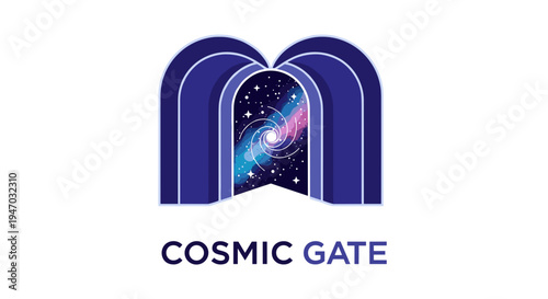 Cosmic Gate Logo Design Concept 1.