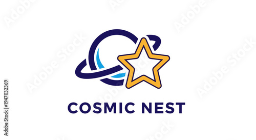 Cosmic Nest logo with star symbol.