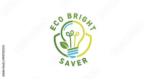 Eco friendly light bulb logo design 2.