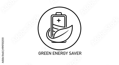 Eco friendly energy saver logo design.