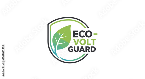 Eco Volt Guard Logo Design.