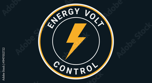 Energy volt control logo symbol 1.