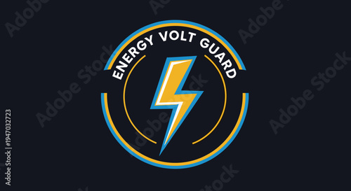 Energy Volt Guard Lightning Bolt Logo 1.