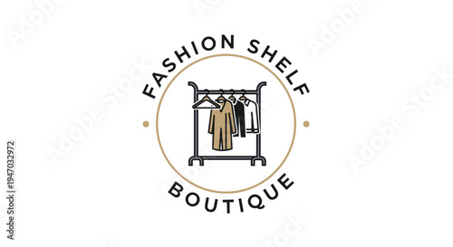 Fashion Shelf Boutique Clothing Rack Logo.