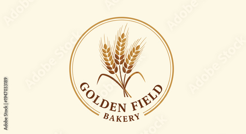 Golden Field Bakery Logo Design 2.